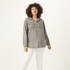 Myla Button-Down Chambray Shirt